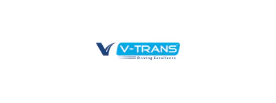 V-Trans Courier Transport Tracking Logo