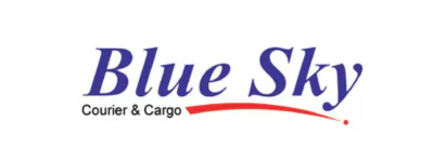 Blue Sky Courier Tracking Logo